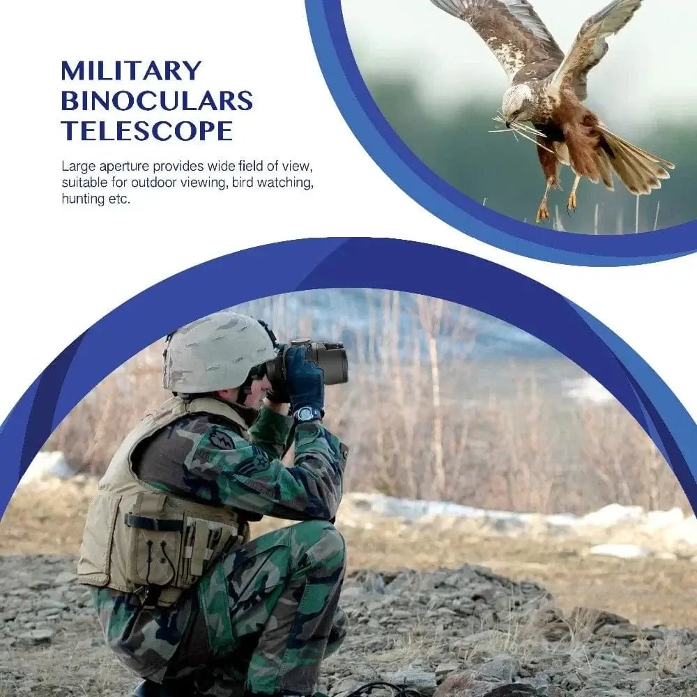 China China Binoculars 10x50 Marine Military Telescope Adults Waterproof With Rangefinder Compass BAK4 Prism HD Bird Watching For Hunting