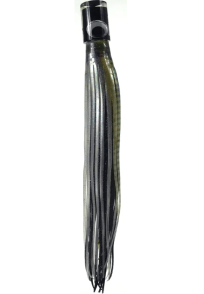 Mrs Palmer Original fishing lure designed for realistic baitfish action with double skirts and 3D eyes.