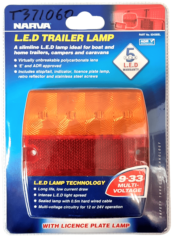 Narva Trailer Lighting and Electrical Light NARVA Slimline LED Multi-Volt LH