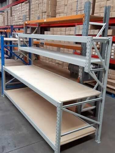 Actionoutdoors-East Longspan New ST Longspan Workbench 2100x2700x900-4Level Multi Depth