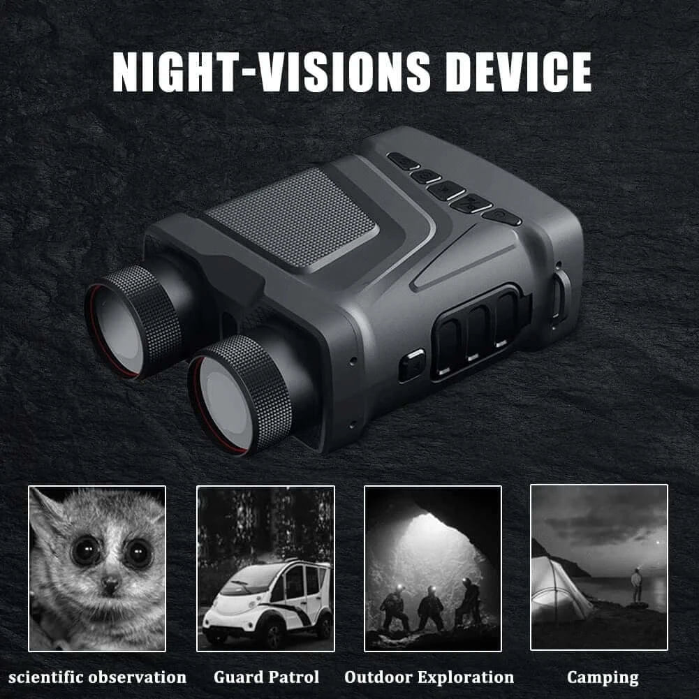 China China R12 Binoculars Night Vision Device 1080P HD 850nm Infrared 5X Digital Zoom Telescope Goggles Outdoor Hunting Camping Full Dark 300m