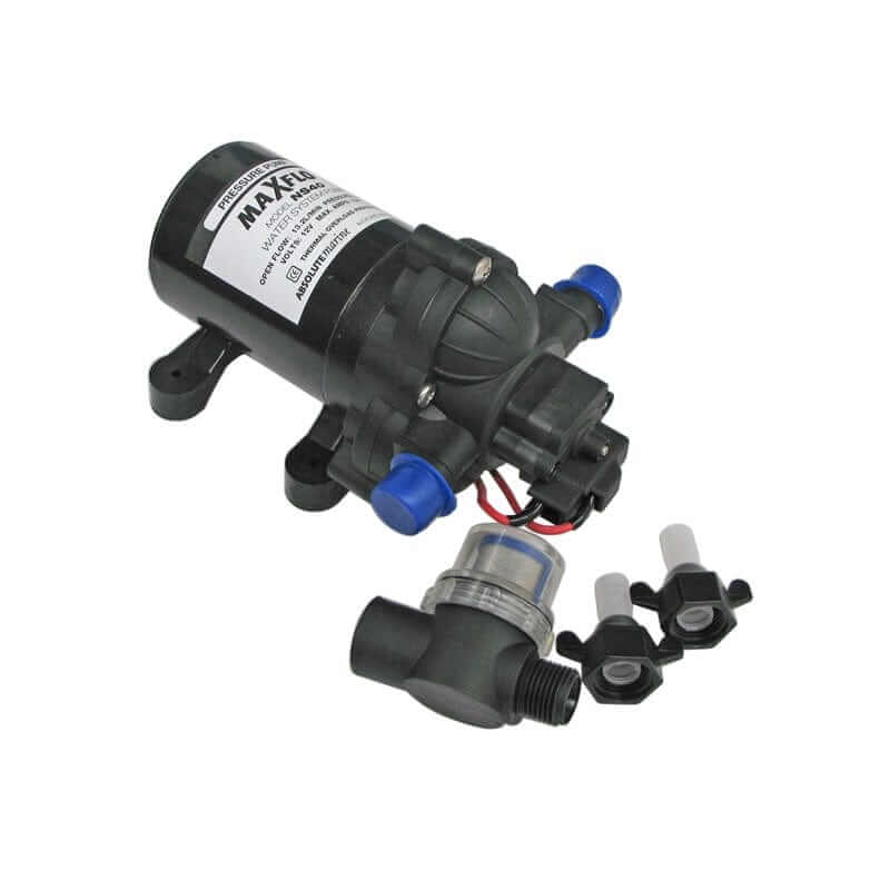 maXflo Water Pumps Water Pressure Pump 40PSI - 12V DC 17L/Min NS40