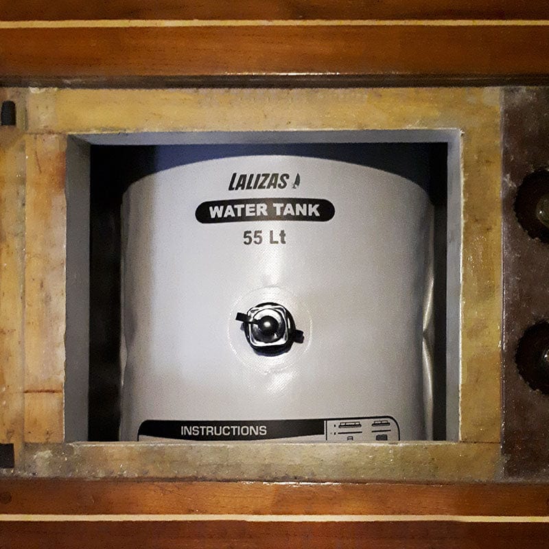 Nuova Rade Water Tanks Flexible Rectangular Water Tank - 55L Grey 31321