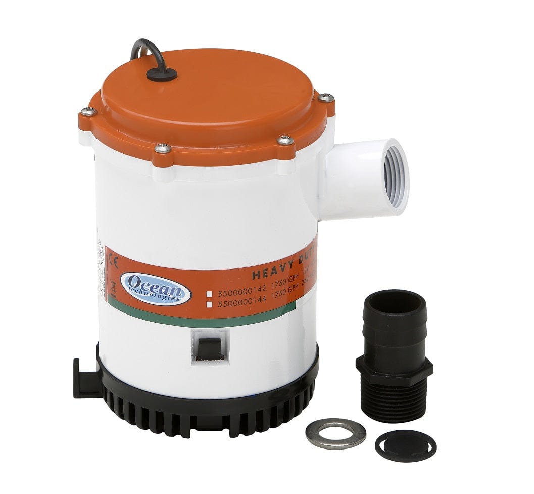 Ocean Tech Bilge Pump & Switches Ocean Tech Heavy-Duty 2250gph Bilge Pump
