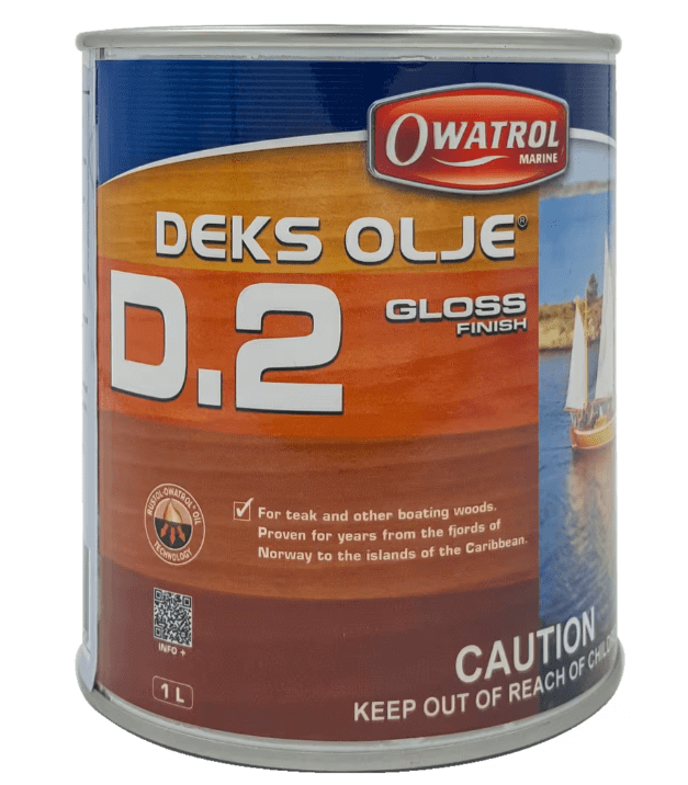 Owatrol Wood Oil Owatrol Deks Olje #2 Gloss Top Coat 1L