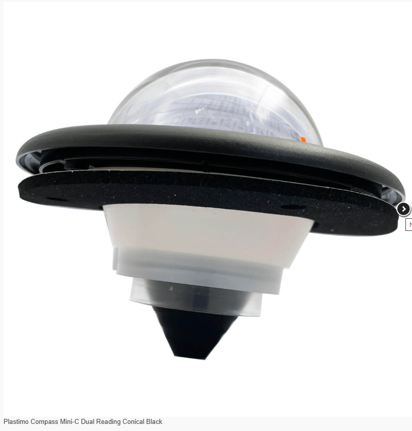 Plastimo Marine Navigation Plastimo Compass Mini-C Dual Reading Conical BK