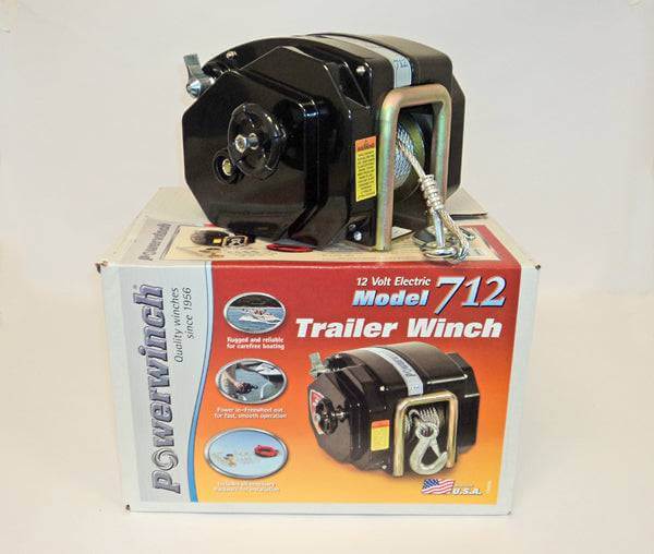 Power Winch Electric Winch For Trailers Powerwinch 712 2023 Model 7500lbs