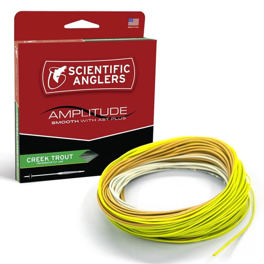 Scientific Anglers Air Cel Floating WF4F S.A. Ampli Smooth Creek Trout WF Moss/Brn/Willow