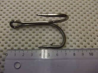 Sea fish HOOKS Mustard Hook Double Barbed Size 10/0