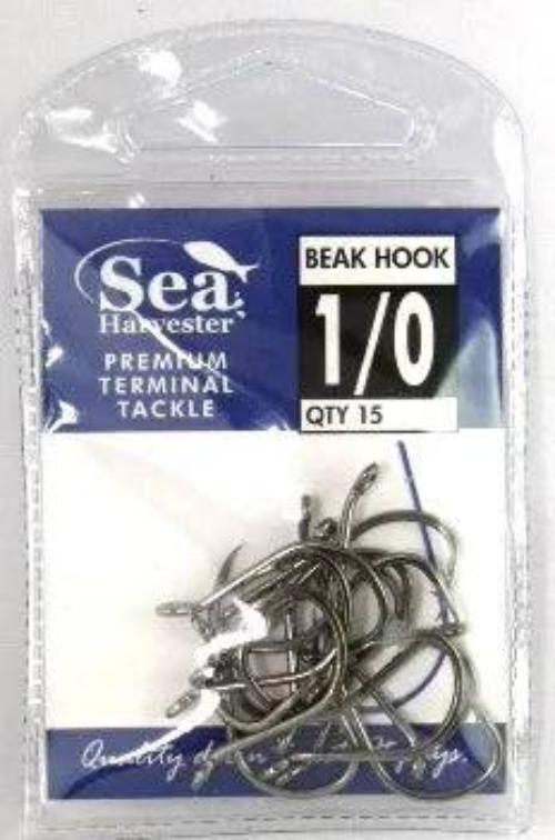 Sea Harvester Black beak hook 6/0 pkt - Action Outdoors Kiwi