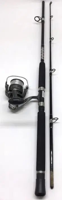 Sea Harvester Boat Combo 7' Rod/Mg 6500 Reel spooled with 25lb mono on display.
