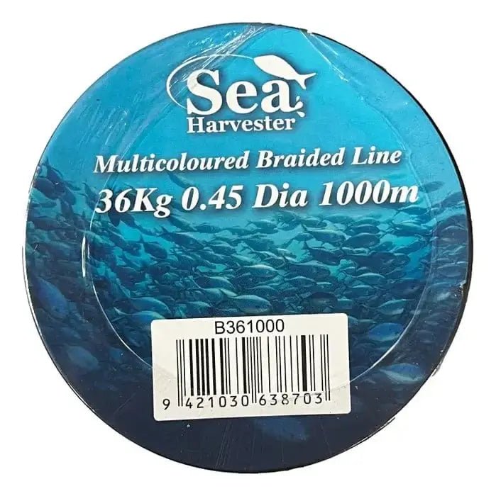 Sea- Harvester PE BRAID Braid 36 Kg Orange 1000M 8 Ply .45 mm