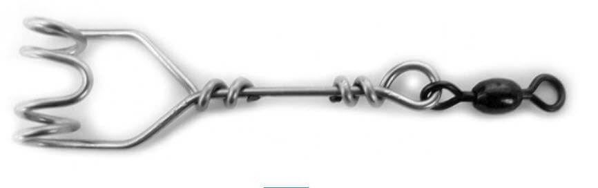 Sea- Harvester Crane Swivels Xtra Strong Two Way Slidebait Swivel Clip Qty 2