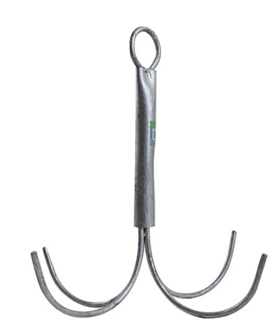 Sea Harvester Grapnel Anchor 5mm Galvanised Grapnel Anchors 5mm 6mm 8mm 10mm