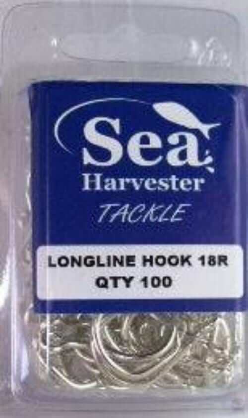 Sea- Harvester HOOKS Longline Hook 18R 100 Pack