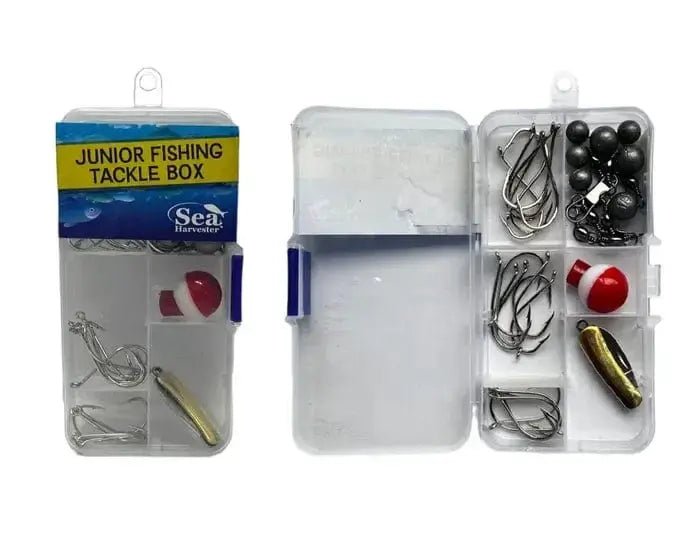 Junior Fishing Tackle Box(Mixed Tackle) with organized compartments for young anglers' fishing gear.