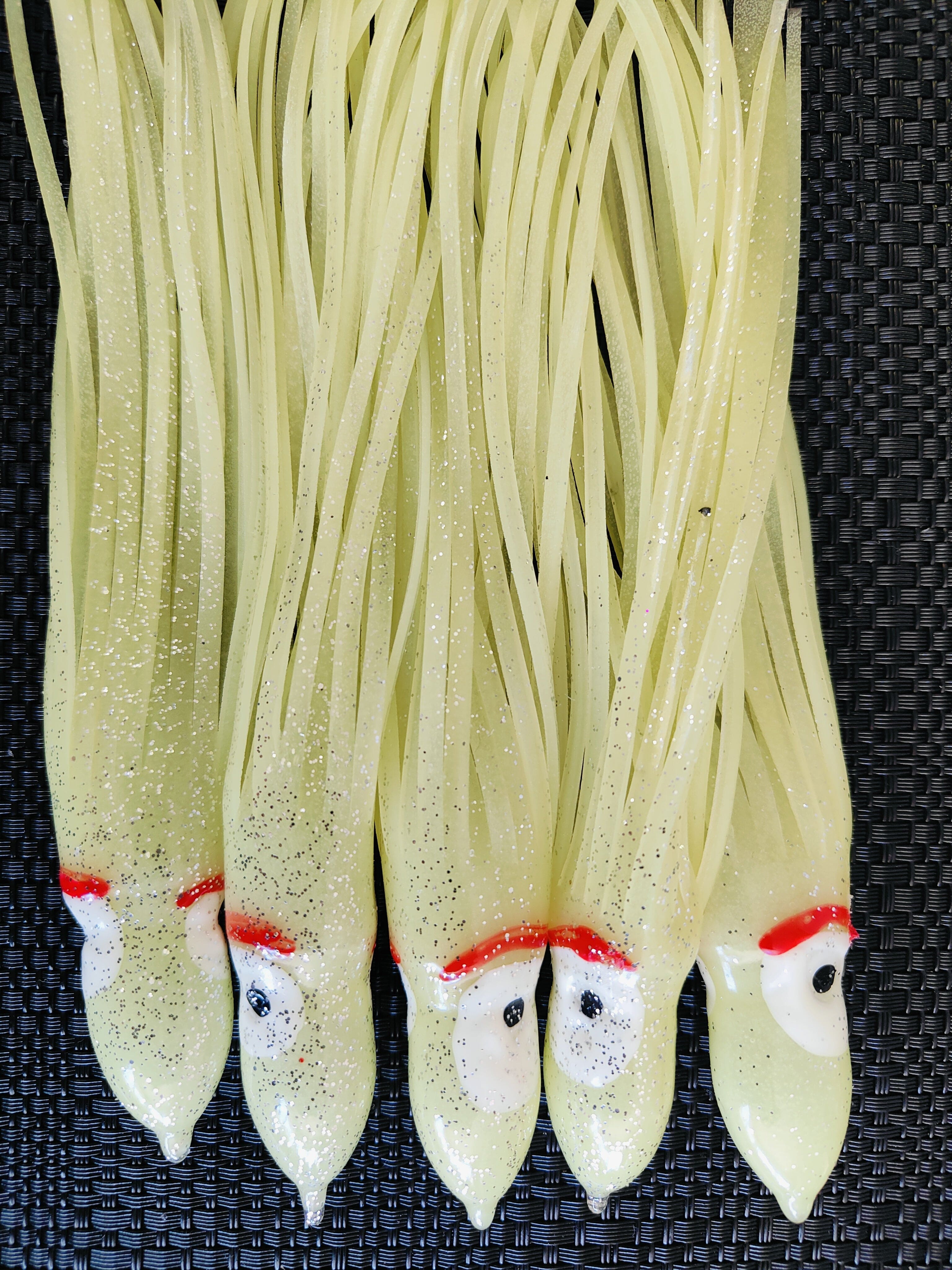Sea- Harvester Lures Glow Octopus Skirts - 180mm 5pcs