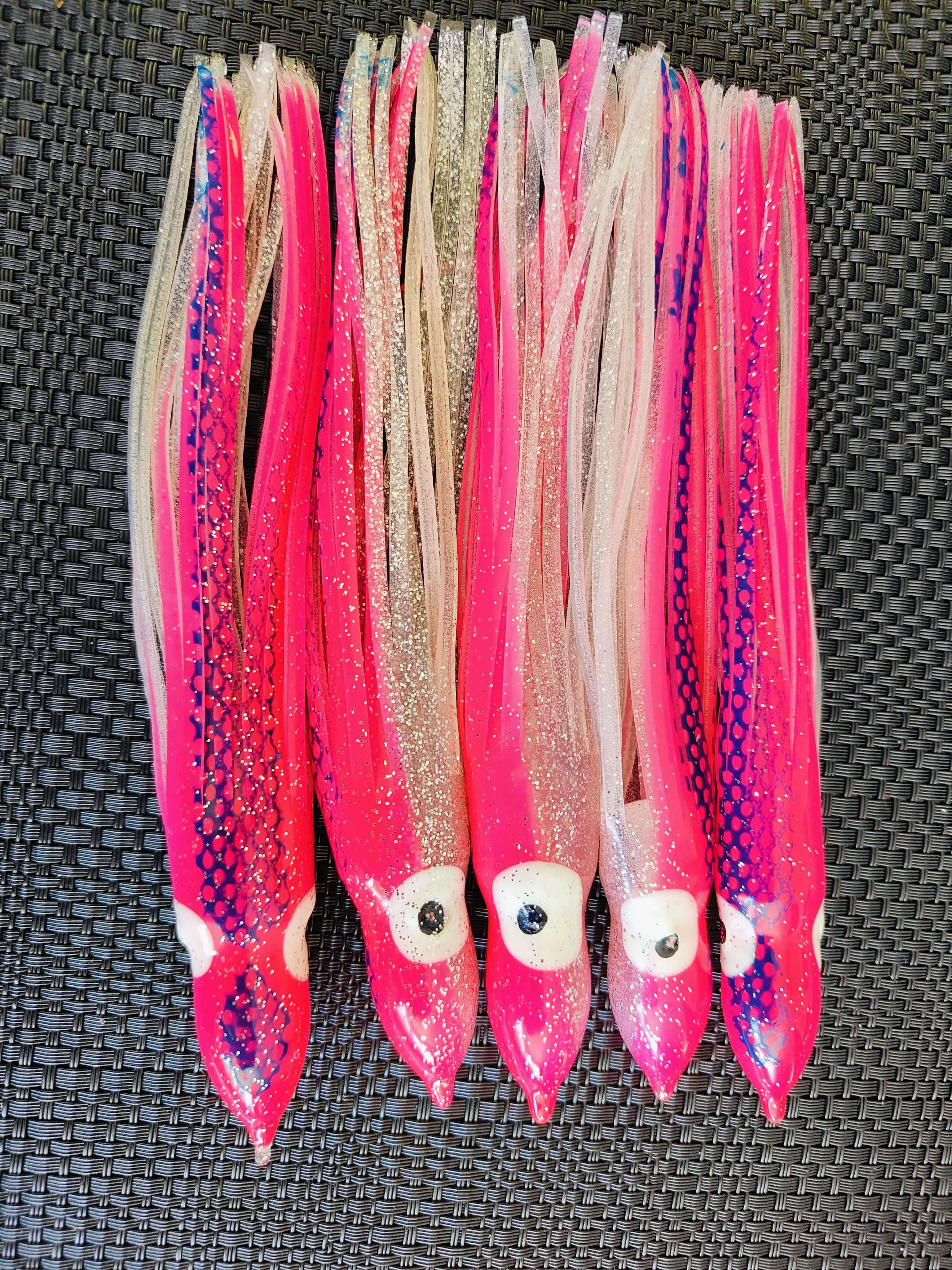 Sea- Harvester Lures Pink Octopus Skirts - 180mm 5pcs