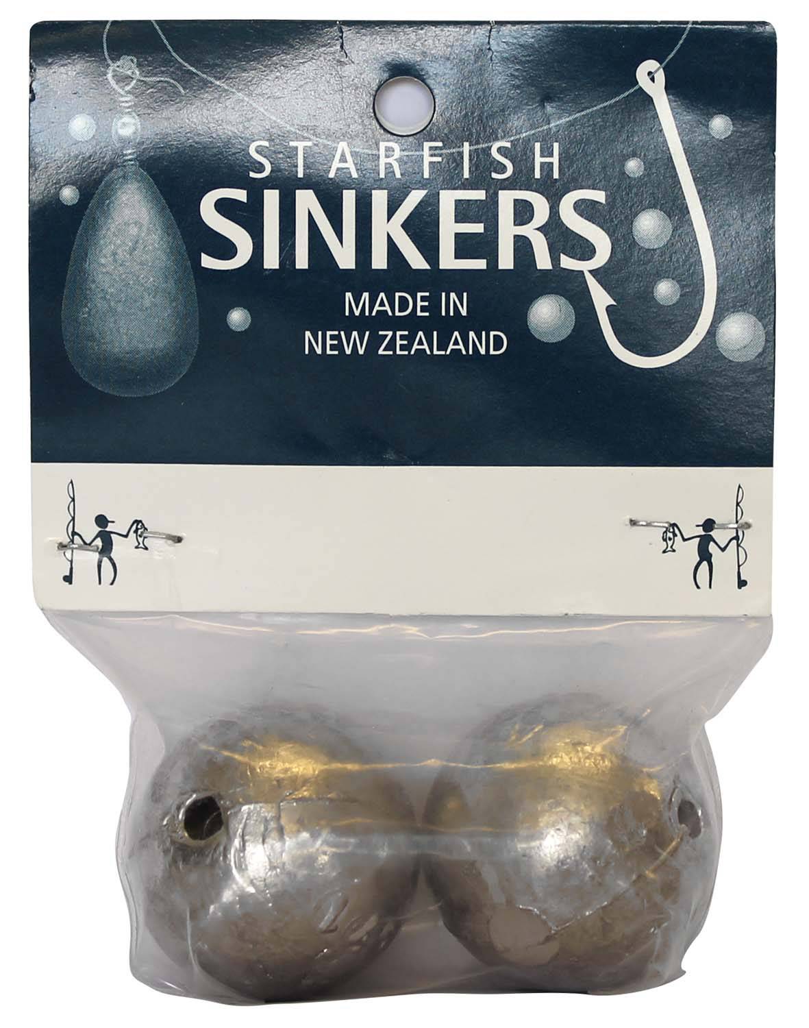 starfish Ball Sinkers Starfish Ball Sinker Packet 5oz (2 per pack)