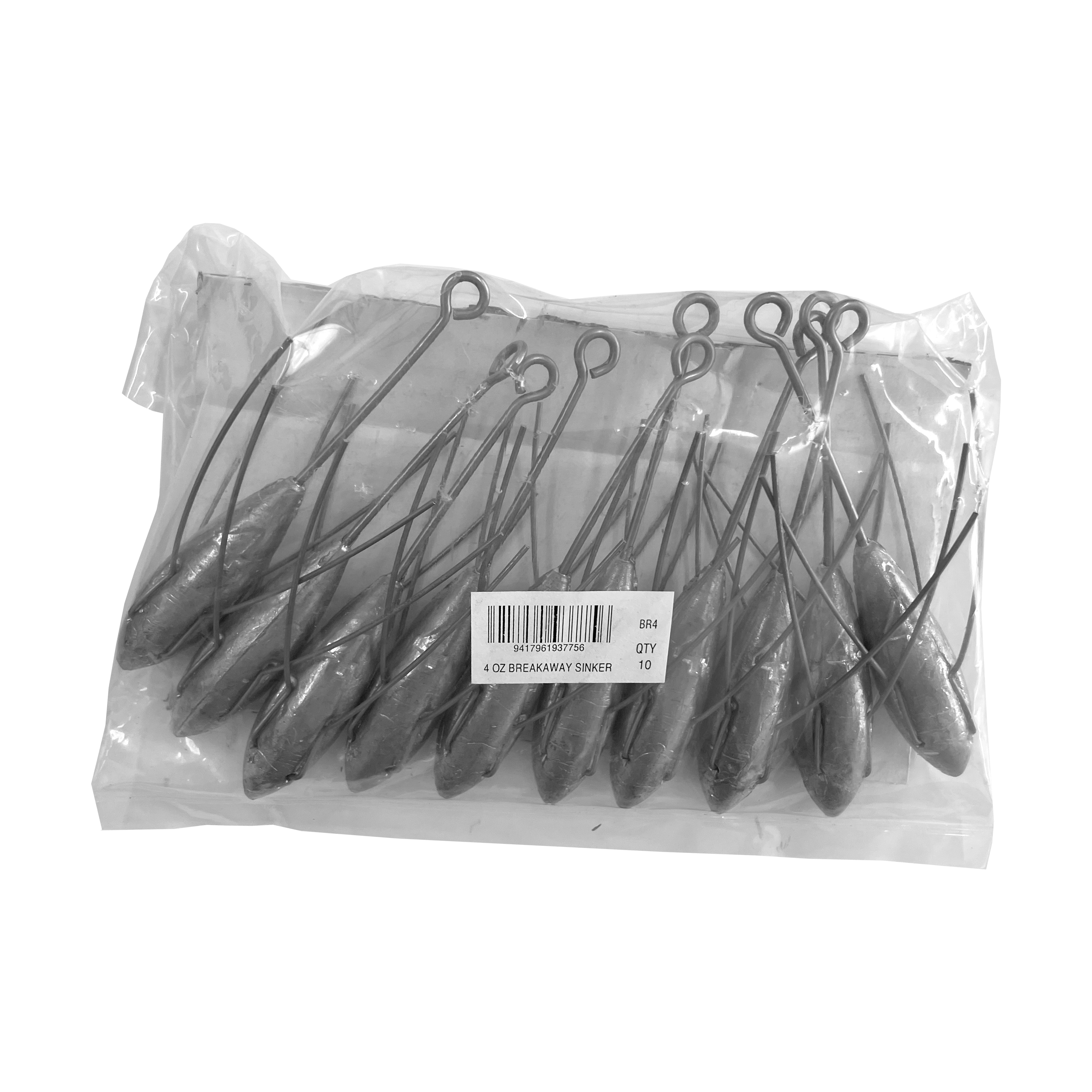 starfish Breakaway Sinkers Breakaway Sinker Bulk Pack 4oz (10 per pack)