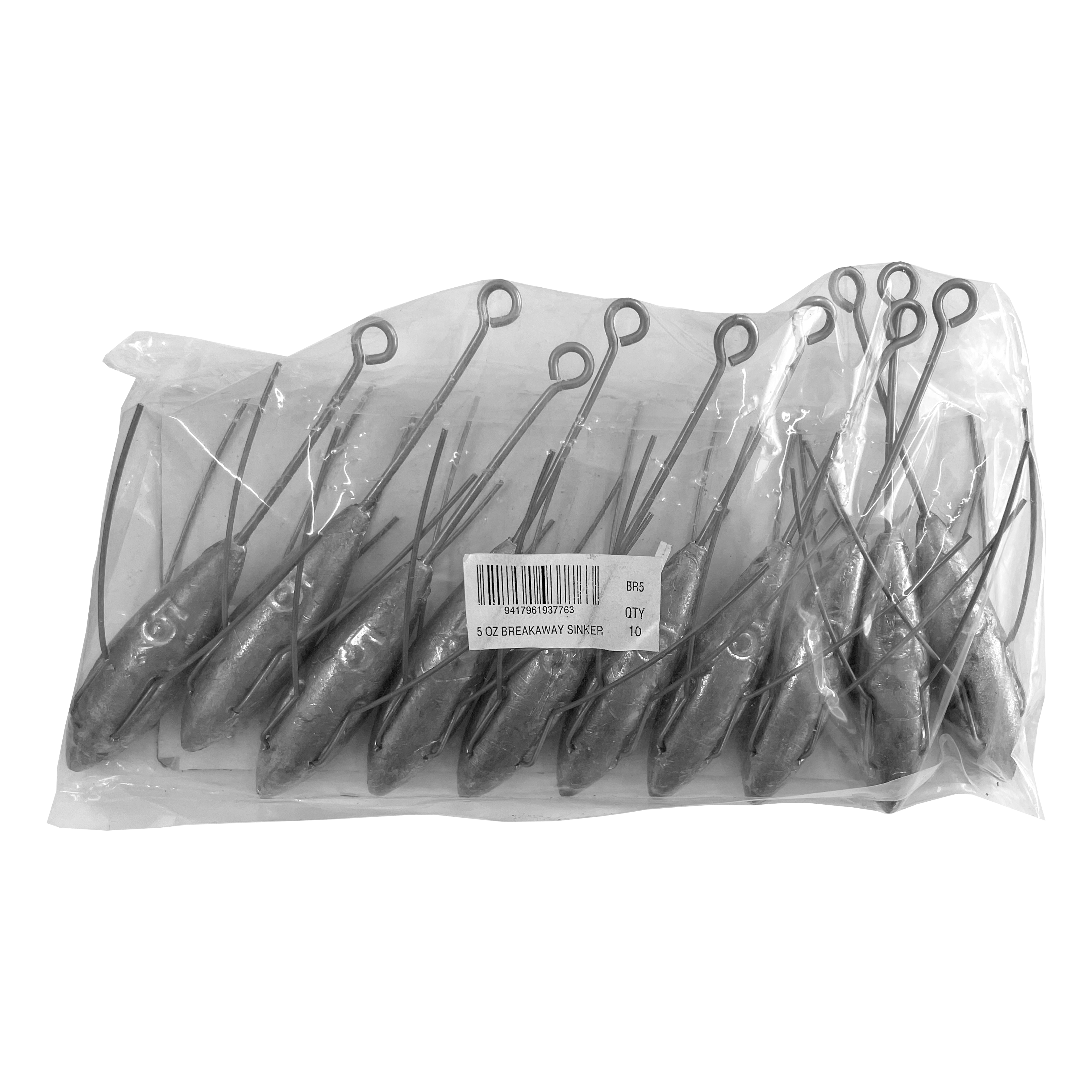 starfish Breakaway Sinkers Breakaway Sinker Bulk Pack 5oz (10 per pack)