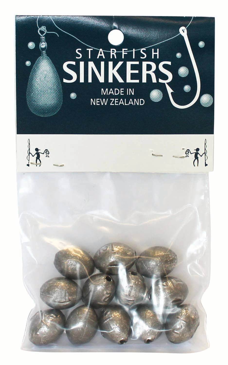 starfish Egg Sinkers Starfish Egg Sinker Packet 1/2oz (12 per pack)