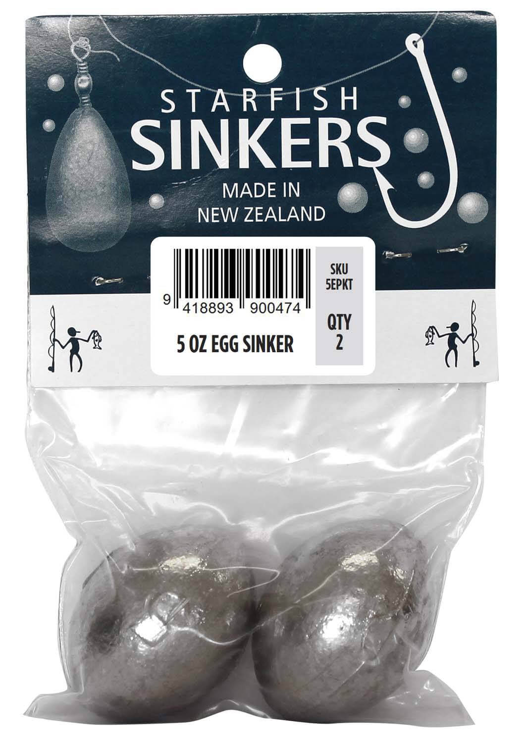 starfish Egg Sinkers Starfish Egg Sinker Packet 5oz (2 per pack)