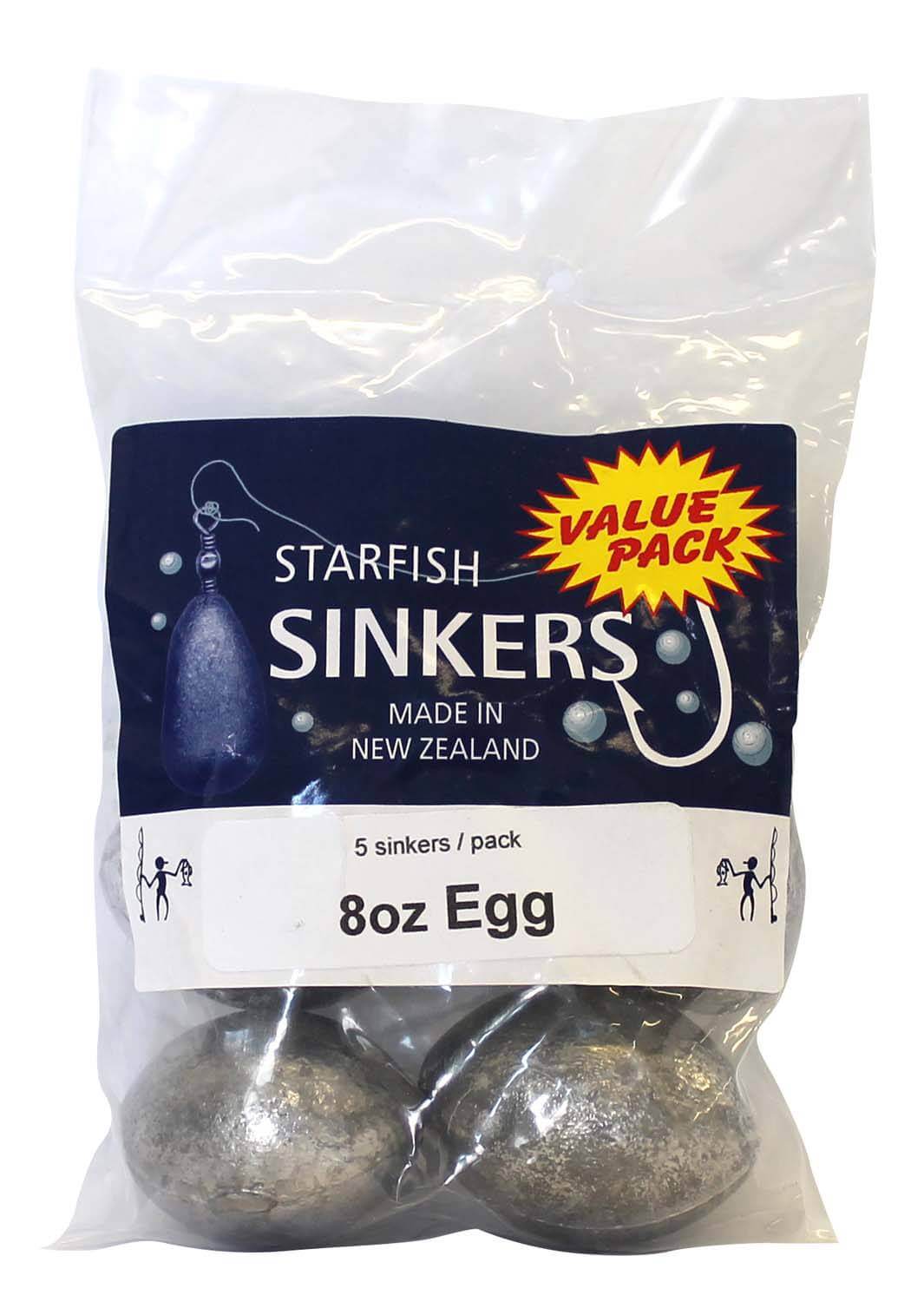 starfish Egg Sinkers Starfish Egg Sinker Value Pack 8oz (5 per pack)