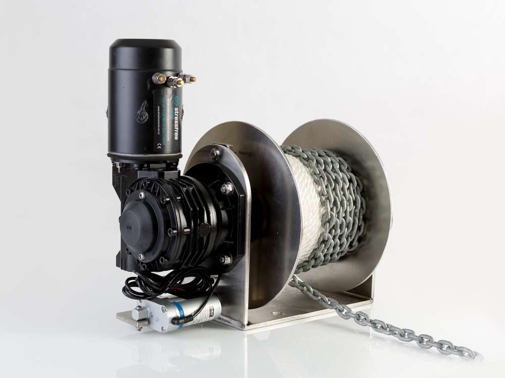 Stressfree Marine Anchor Drum Winches StressFree Maxi Drum Winch Free Fall