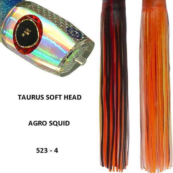 Tecni-Sport Soft Head Game Lure Agro Squid Fronteira Taurus Soft Head Big Game Lure