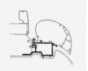 Thule Awnings Brackets Bracket For Sprinter 2007+/ VW 2006-2016 - Series 6 Awnings