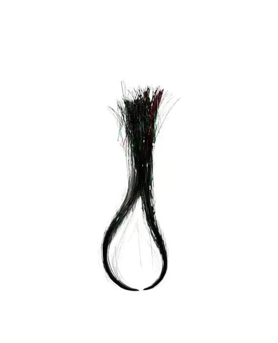 Tinsel Flash Tying Material showcasing flashy strands that attract fish in low light and murky waters.