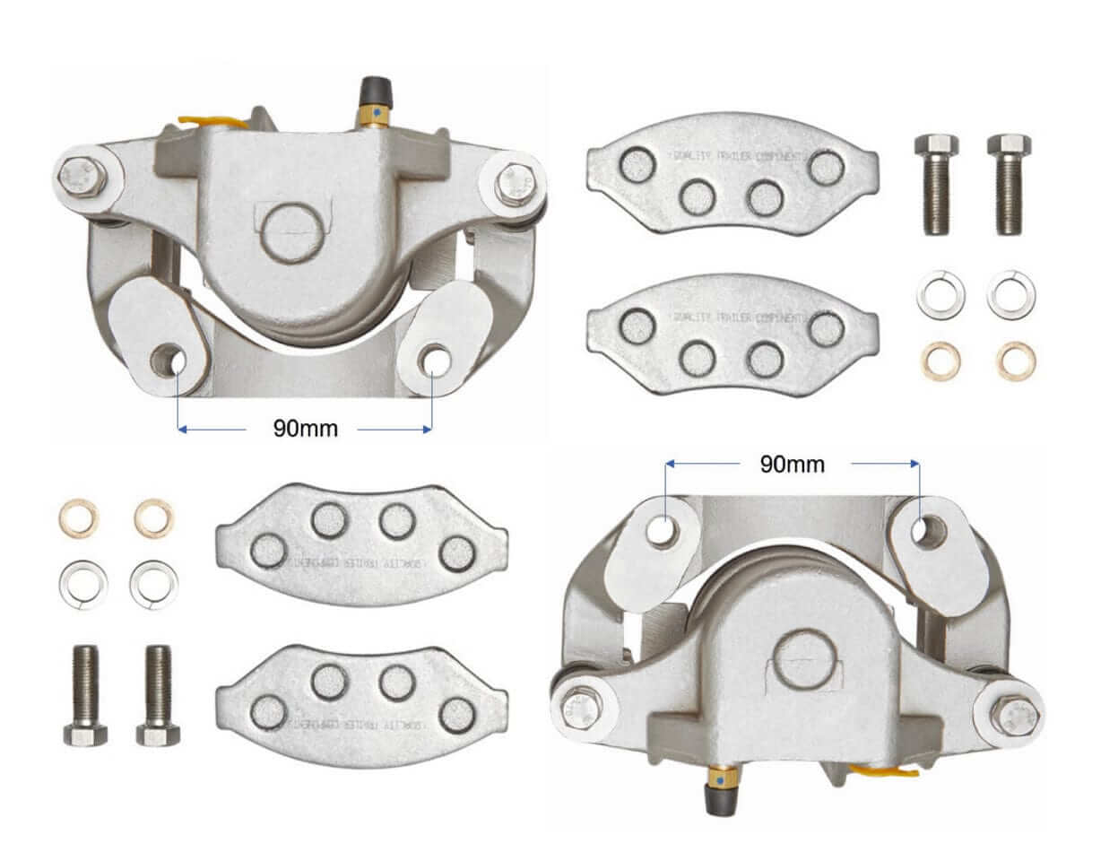 Trojan Brake Disc Rotors Cast Iron Or SS Hydraulic Calipers Set - Stainless Steel x 1 Pair TPT1298