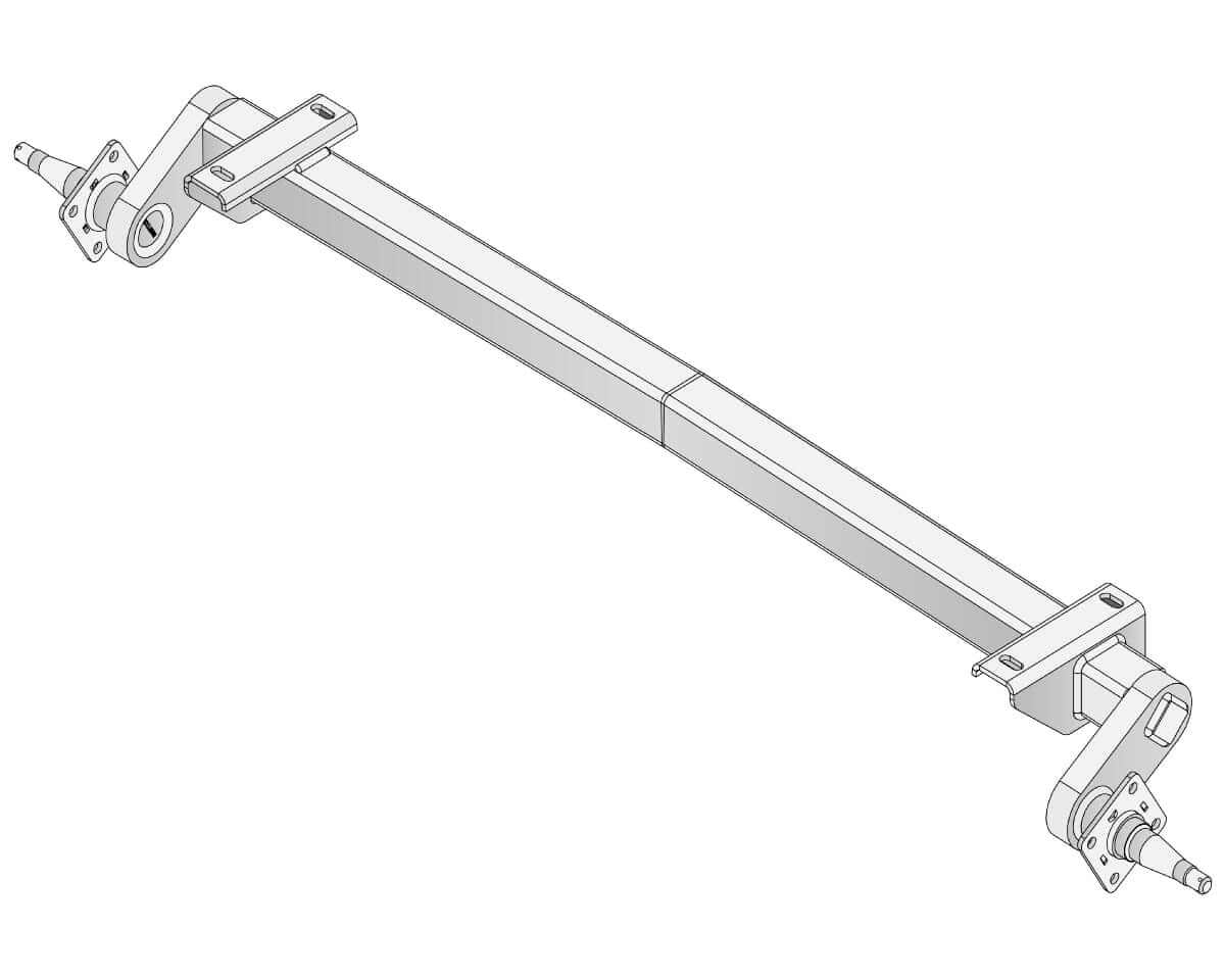 Trojan Electric Drum Full Beam Duratorque, 1750kg, 10" Electric Drum, Heavy Duty