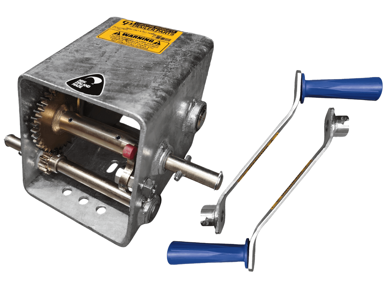 Trojan Manual Trailer Winch Cp Winch 15:1 1650kg - 2 Handles