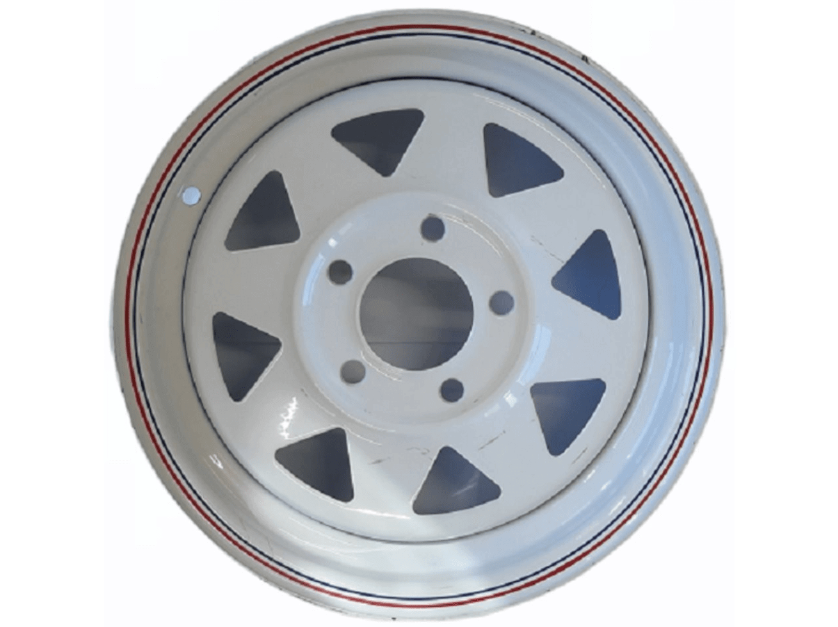Trojan Rims WHEEL 14" WHITE 5 X 4 1/2" PCD