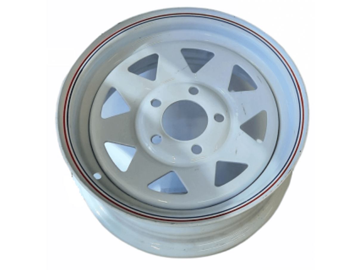 Trojan Rims Wheel Rim 13" White 5 X 4 1/4" Pcd 672KG