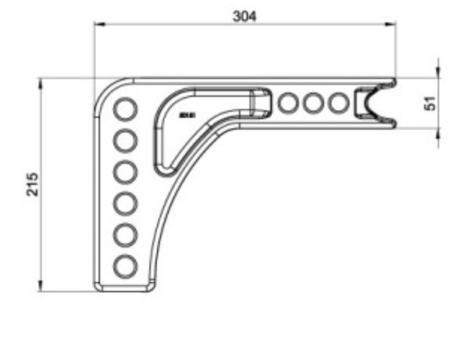 Trojan Tow Ball Mounts Cast Shank - 30MM Drop