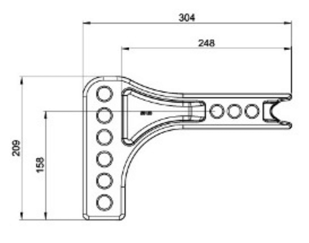 Trojan Tow Ball Mounts Cast Shank - Standard