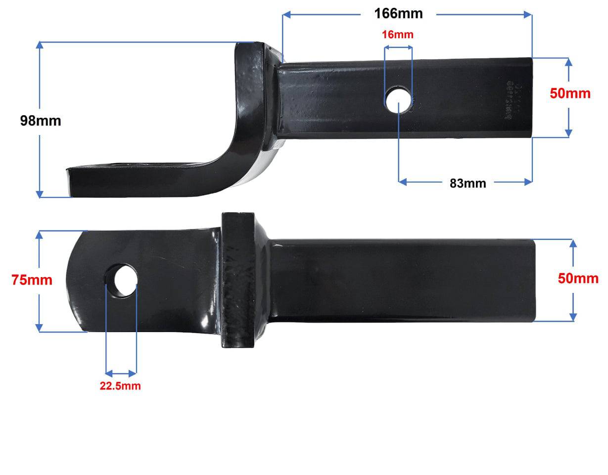 Trojan Tow Ball Mounts Hr Towball Mount STD 193MM (PRO7012)