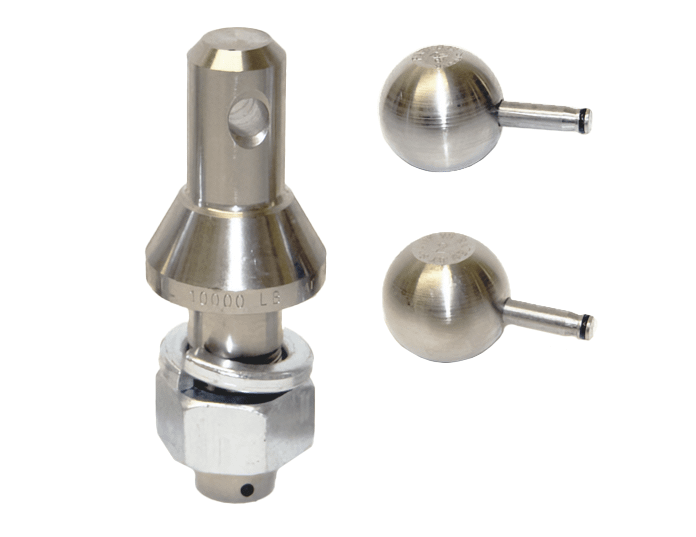 Trojan Tow Balls Convert-a-ball 1" 2 ball Carbon Steel