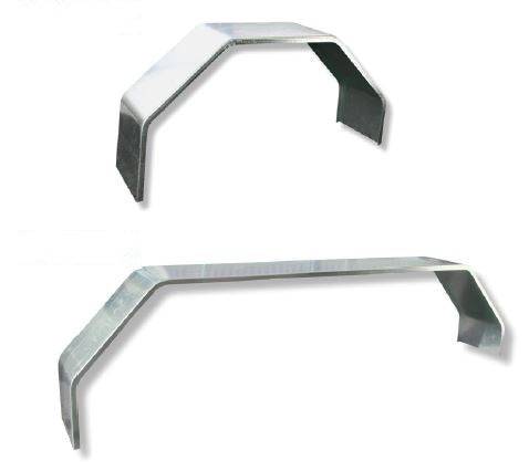 Trojan Trailer Guards Mudguard SQ 220x740 Galvanised-PAIR T316053