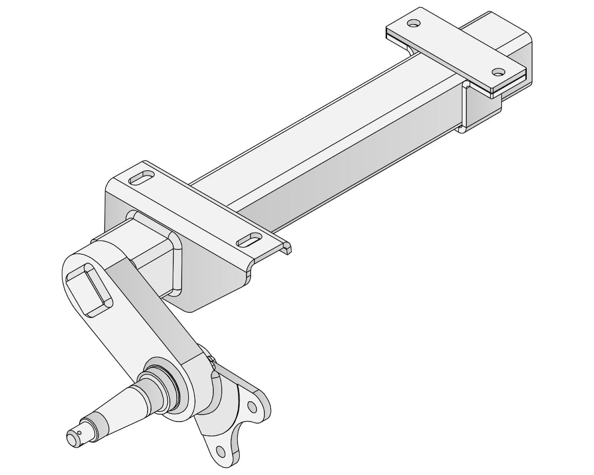 Trojan Trojan Duratorque Axles Half-beam Duratorque Left - 2200kg Per Pair T092040LH