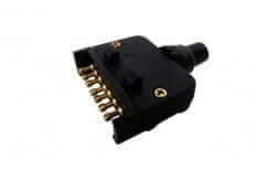 7 Pin Flat Female Socket for reliable vehicle-to-trailer connections, ideal for lighting circuits.