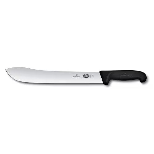 Victorinox Butcher Knife 5.7403.31cm Black Handle - Action Outdoors Kiwi