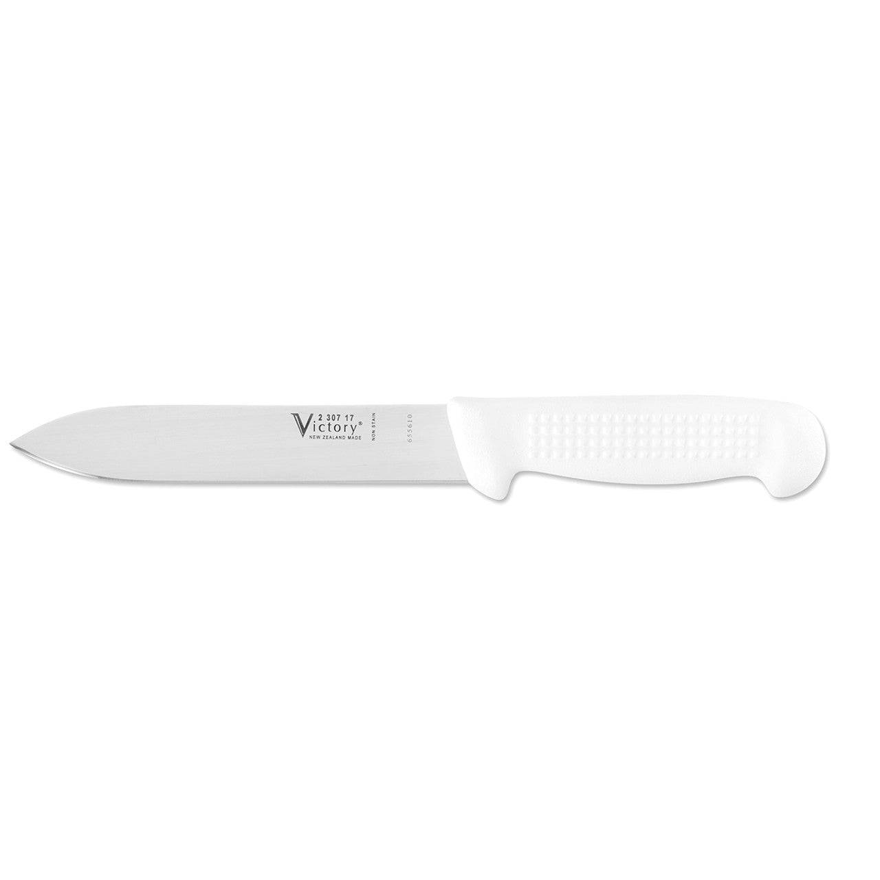 Victory Knives Fish Knives Stainless Steel SMALL HEADING KNIFE 17cm - Box of 6
