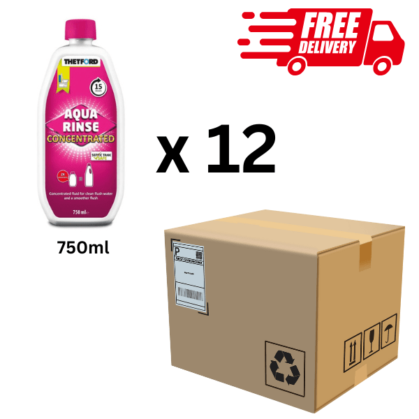 Thetford Aqua Kem Rinse Concentrated - 750ml - Box of 12