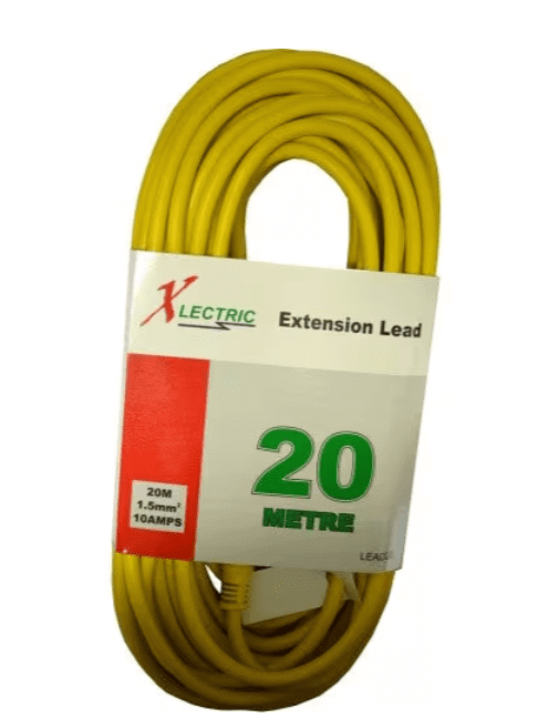 Xlectric Electrical extension Xlectric Extension Lead - Heavy Duty Yellow 20m