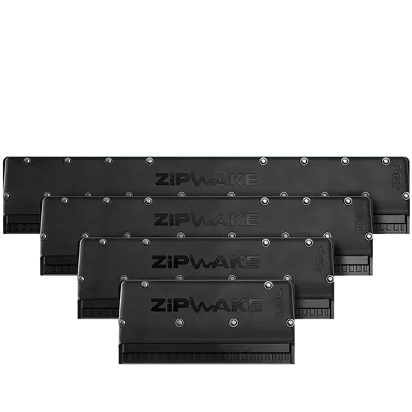 Zipwake S Series 450mm Automatic Trim Tabs displayed in a sleek design for enhanced boat performance.