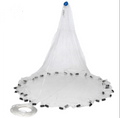 Master the Art of Casting with a 12FT 1 Inch White Cast Net ready for use.